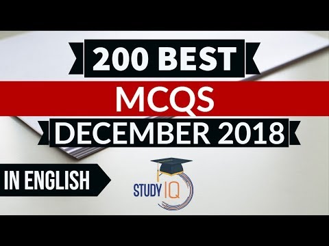 200 Best current affairs December 2018 in ENGLISH Set 2  - IBPS PO/SSC CGL/UPSC/IAS/RBI Grade B 2019