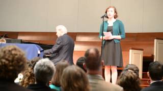 "Finally Home" sung by Bethany Albright, piano by John Innes