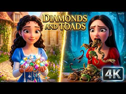 DIAMONDS AND TOADS | The Price of Kindness and Cruelty |@MoTVEnglishFairyTale