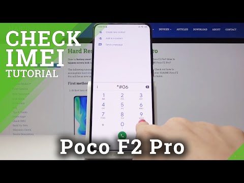 How to Check IMEI and SN in XIAOMI Poco F2 Pro – IMEI Status and Serial Number