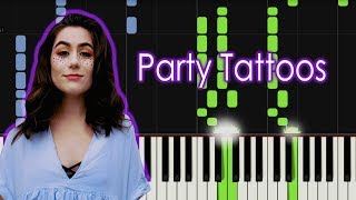 Dodie - Party Tattoos Piano Tutorial by elcyberguy