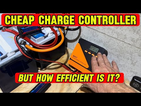 Cheap MPPT Solar Charge Controller - ISunEnrgy 20A MPPT Efficiency Test On Solar Panels
