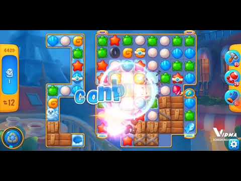 Fishdom. 4429 super hard level no boosters and diamonds