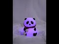 Naktinė silikoninė lempa šviestuvas Panda