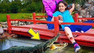 SURI Got BIT By A ALLIGATOR In Our Pond...  *ATTACKED* | Jancy Family