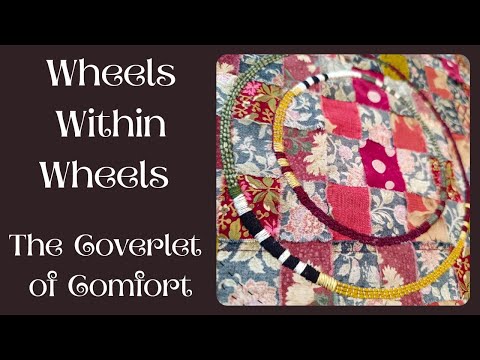 #spiritcloth inspired satin stitch and couching 