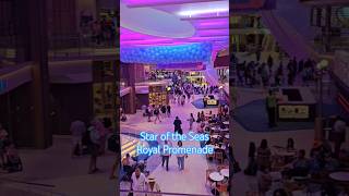 Star of the Seas Royal Promenade looks like a mall.  #statoftheseas #royalpromenade #travel #shorts