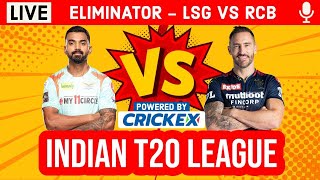 LIVE: LSG vs RCB, Eliminator | 1st Innings Last 10 Overs | Live Scores & Hindi Commentary | IPL 2022