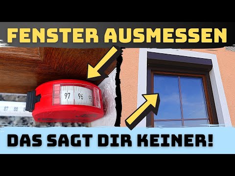 How to measure windows correctly before replacing them (with & without roller shutters) – Determi...