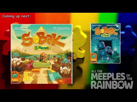 All the Games with Steph: Sobek 2-Players + Expansion Treasures of the Pharaoh