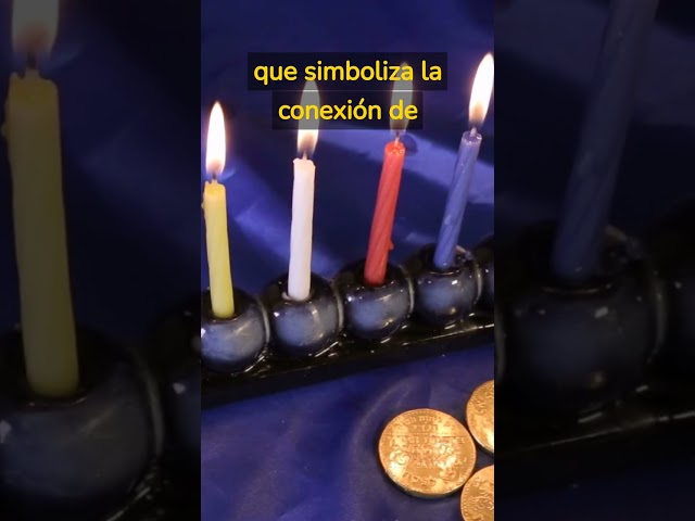 Vídeo relacionado con TOVINANNA Menorah Candelabro de Metal 7 Brazos para Portavelas en Ceremonias Judías y Eventos Hogar, Diseño Retro y Tamaño Compacto