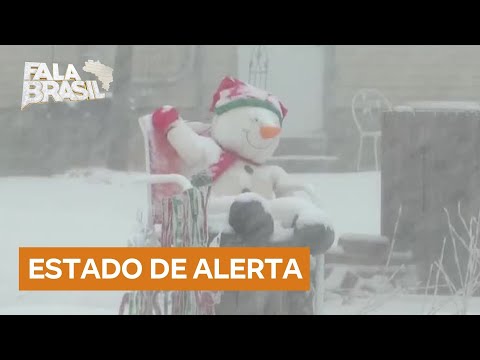 Tempestade de inverno ameaça EUA com neve intensa e apagões