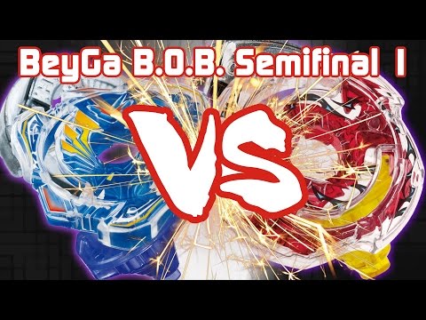 Beyblade Burst B.O.B. Semifinal 1 - Valkyrie Heavy Quake VS Deathscyther Oval Survive - ベイブレードバースト