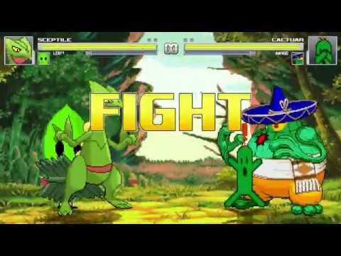 AN Mugen #264: Sceptile & Leafy VS Cactuar & Amingo