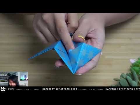 Remoticon Video: Making Glowy Origami with Charlyn Gonda