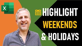 Highlight Weekends Dates and Bank Holidays in Excel - Formula & Conditional Formatting