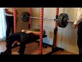 Heavy training 350LB X 1 on bench press
