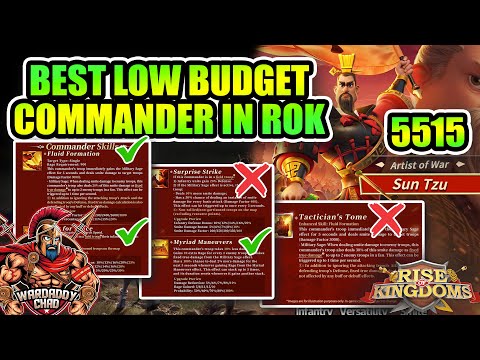 Sun Tzu Best Low Budget Commander In RoK - Rise of Kingdoms