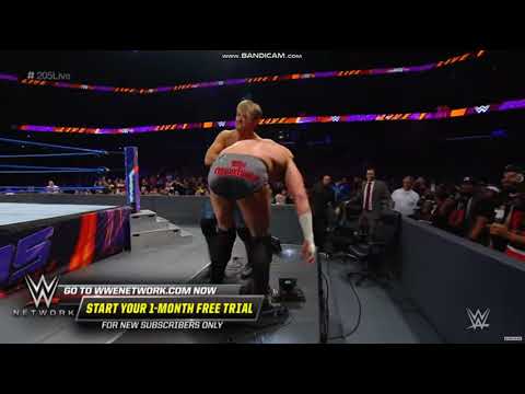 Drake Maverick ddt Mike Kanellis onto Announce table