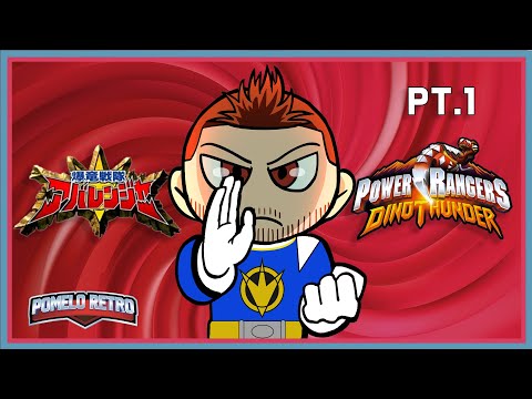 Power Rangers Dino Thunder vs Bakuryuu Sentai Abaranger (Part One) | Pomelo Retro