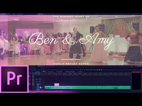 Create Beautiful Smooth Wedding Title Transitions - Premiere Pro CC