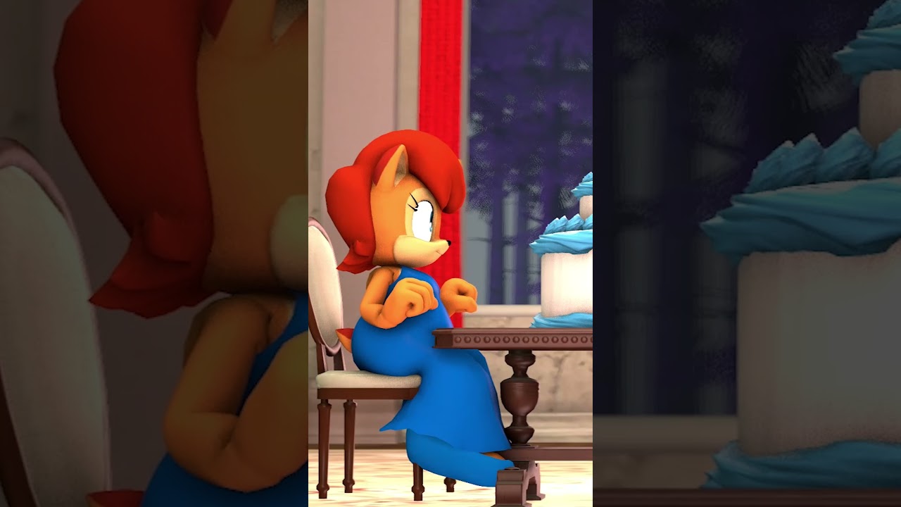 Sally's Huge Cake  #sonic #sonicthehedgehog #sallyacorn
