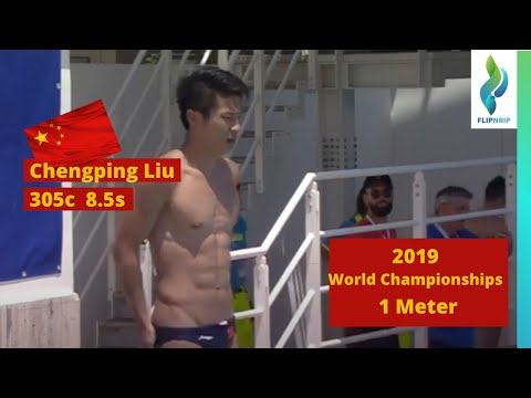2019 Chengping Liu - Team China - 305c 8.5s - 1 meter springboard Diving - World University Games