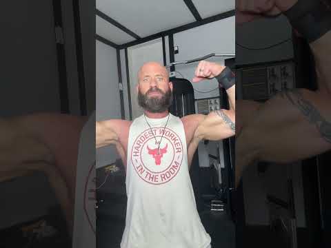 Nerve Damage.. Working long head of tricep #ironcamp #trauma #atrophy #nervedamage #santo