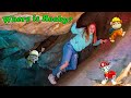 Assistant Hunts for Paw Patrol Rocky in the Caves of Rocky City