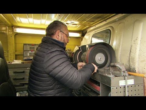 Einer der letzten Messer- und Scherenschleifer | SWR | Landesschau Rheinland-Pfalz