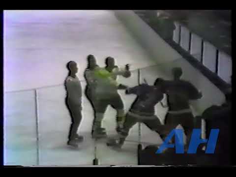 NHL Apr. 12, 1970 New York Rangers v Boston Bruins (R) Tim Horton v Wayne Cashman