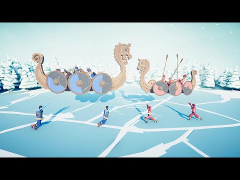 DRAKEN LONGSHIP VS EVERY  UNIT TABS Totally accurate battle simulator