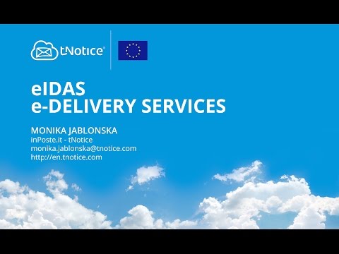 Anteprima: tNotice eIDAS