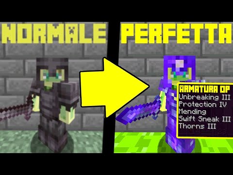 LA MIA NUOVA ARMATURA IN NETHERITE PERFETTA su MINECRAFT ITA 1.19!