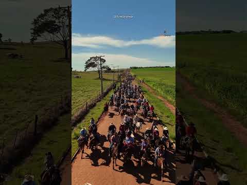 🐎✨ A tradição que une gerações.A Cavalgada São João Batista de Prado Ferreira - PR