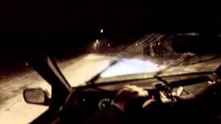 preview picture of video 'Budakeszi Snow-Show 2013 Daewoo Nexia Drift'