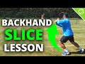 Tennis Backhand Slice - How To Slice In Tennis
