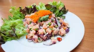 วิธีทำ 'ยำแซลมอน' อร่อย แซ่บลืมมมม !!