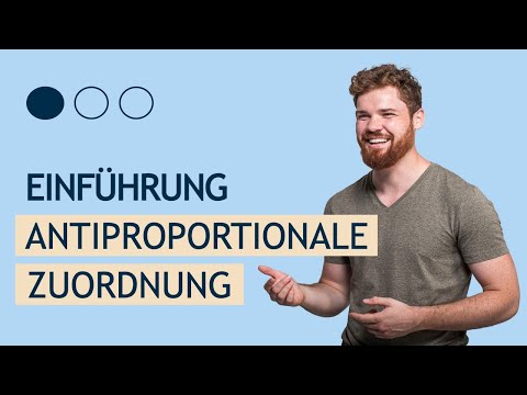 Antiproportionale Zuordnung Einführung + Beispiel