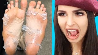 I TRIED A FOOT PEEL MASK