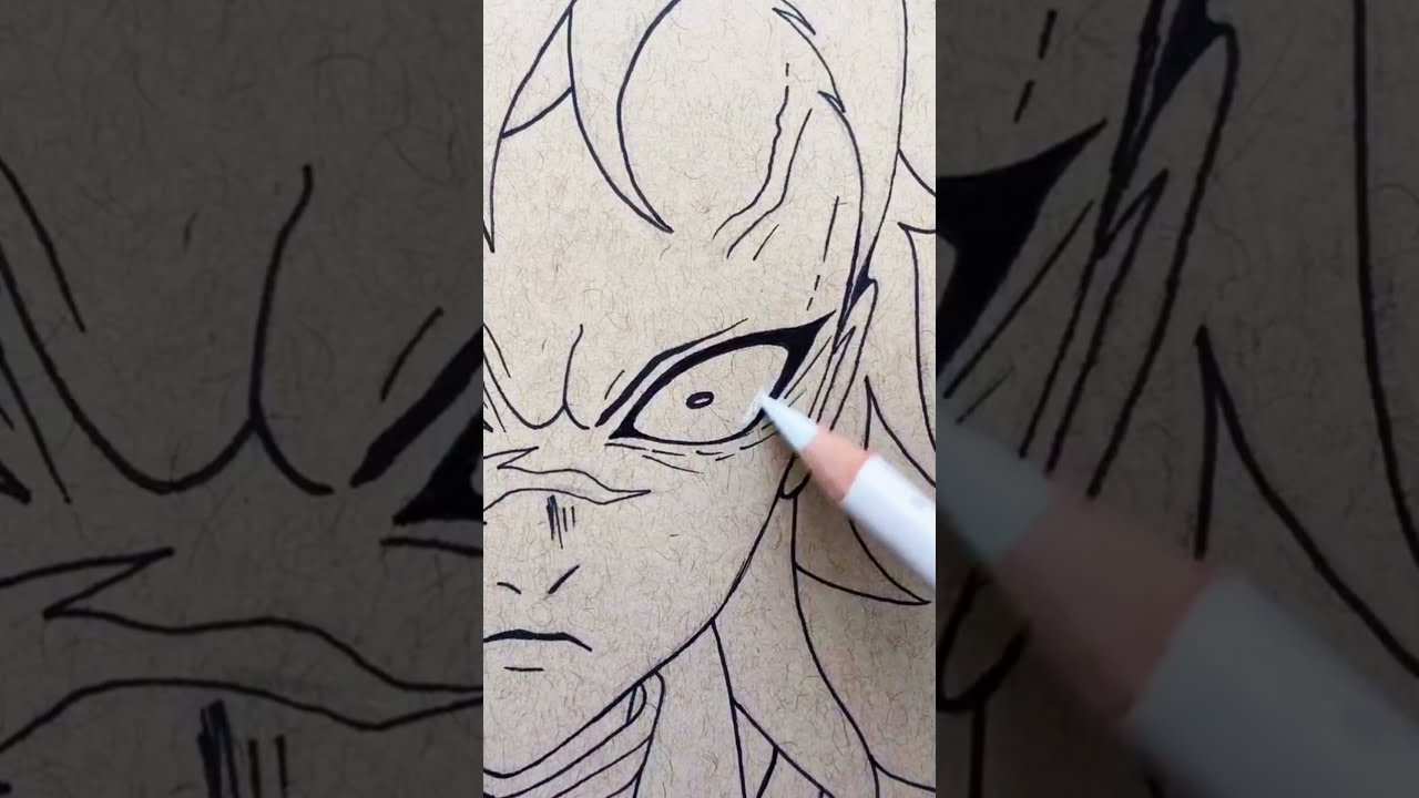 Watch Now Genya Shinazugawa #Anime Manga colour pencil draw #shorts Genya Shinazugawa #Anime Manga colour pencil draw #shorts