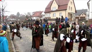 preview picture of video 'Bisingen | Kirchspiel-Fasnetsumzug 2015'