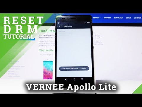 How to Reset DRM in Vernee Apollo Lite – Erase Licenses