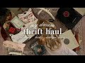 thrift haul ♡ (clothing, books, records, antique decor, etc.)