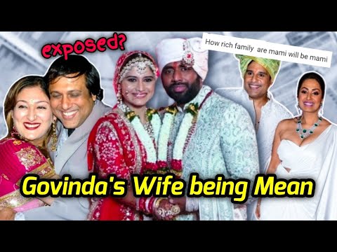 GOVINDA'S WIFE SUNITA AHUJA BEING SALTY TOWARDS ARTI SINGH & KRUSHNA ABHISHEK?