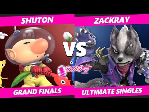 Japan Smash Ultimate Tournament - SST | Shuton (Olimer) Vs. GW | Zackray (Wolf) Umebura SP2 SSBU GF