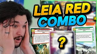 NEW INSANE Leia Red COMBO AGGRO DECK? Deck Tech | Star Wars Unlimited