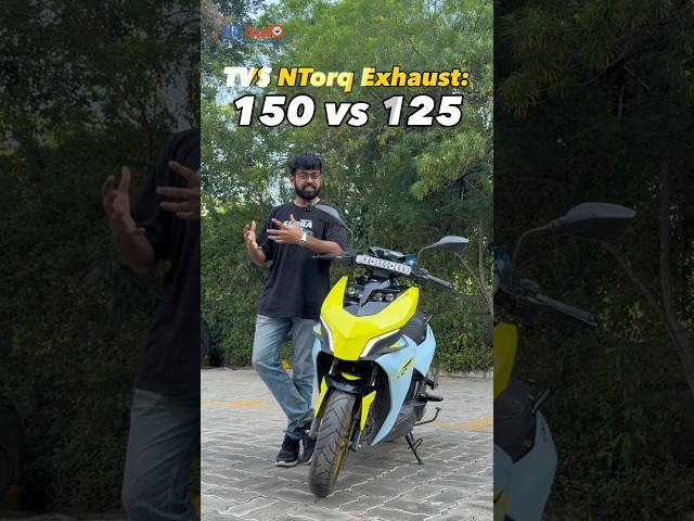 TVS Ntorq 150 Vs Ntorq 125: Exhaust Note Check
