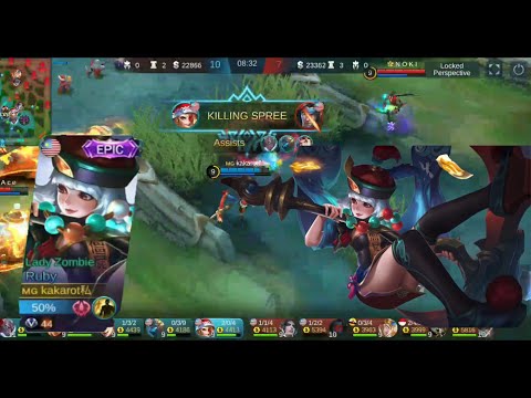 LIFESTEAL QUEEN!!! LADY ZOMBIE RUBY GAMEPLAY | MOBILE LEGENDS~ (BUILD IN DESCRIPTION)