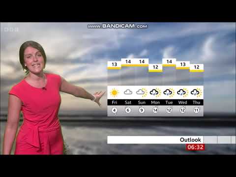 (HD) Alex Osbourne BBC ONE Points West weather April 6th 2023 - 60 fps